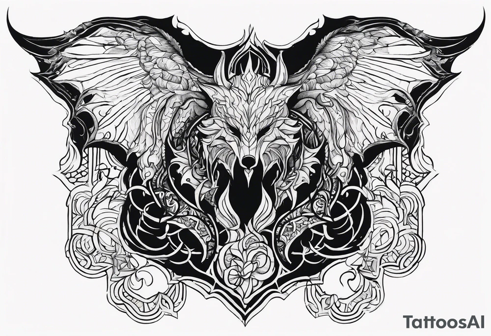 from the deepest darkest place comes evil tattoo idea