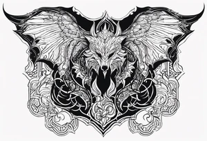 from the deepest darkest place comes evil tattoo idea