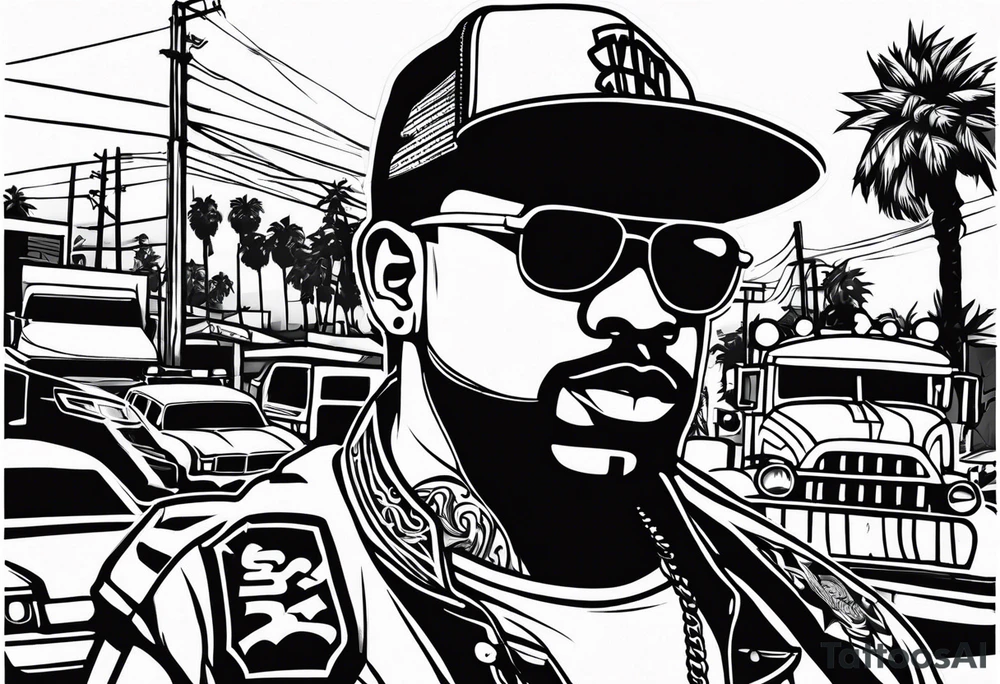 Grand theft auto sanandreas tattoo idea