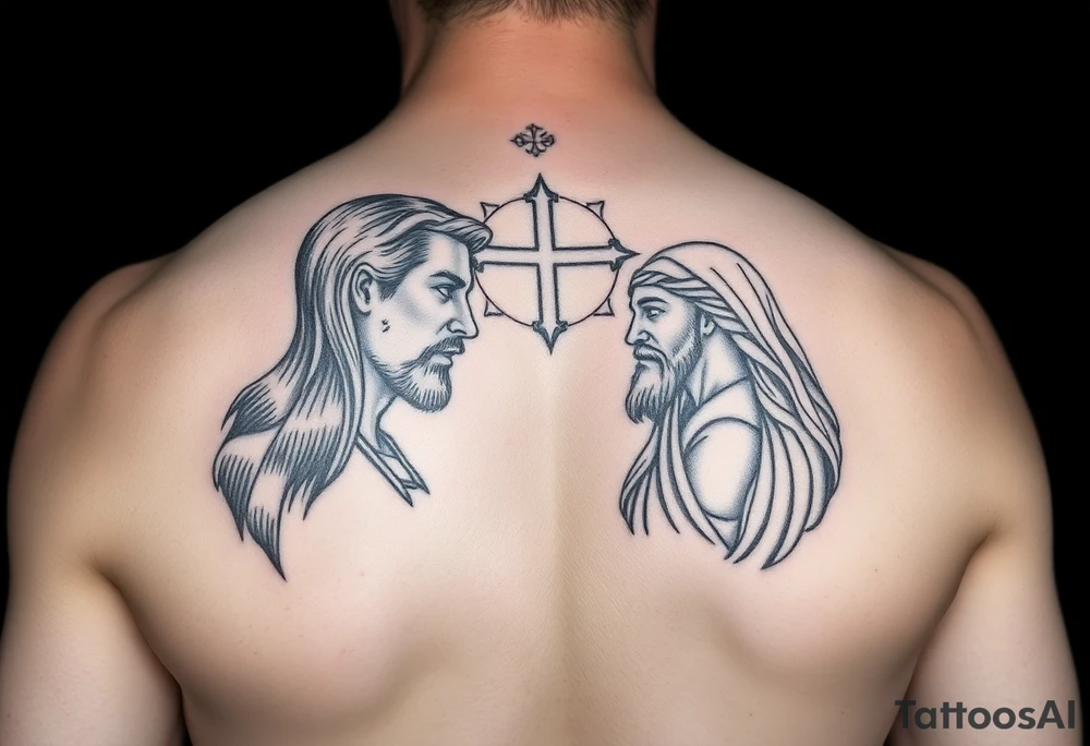 father son and holy spirit tattoo tattoo idea