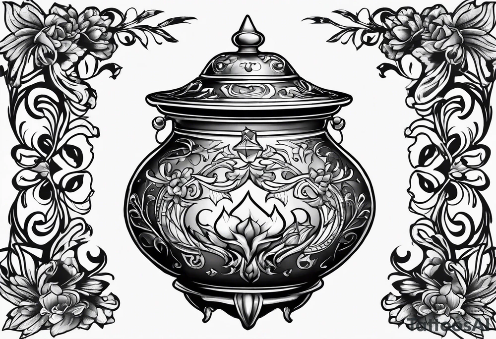 caldron tattoo idea