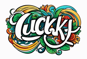 LUCKY5 tattoo idea