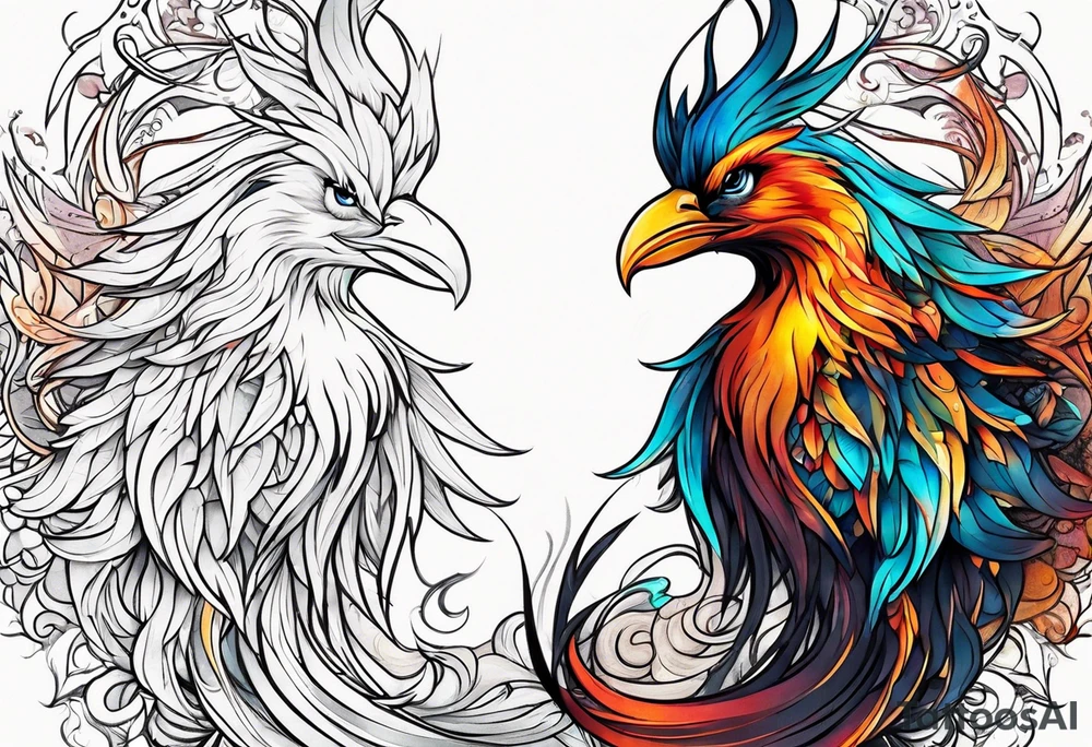 little pheonix tattoo idea