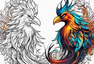 little pheonix tattoo idea