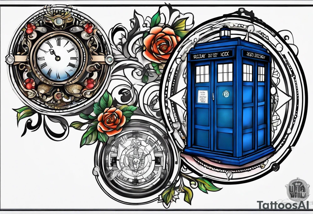 Tardis tattoo idea