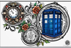 Tardis tattoo idea