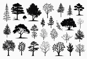 branches tree names dna tattoo idea