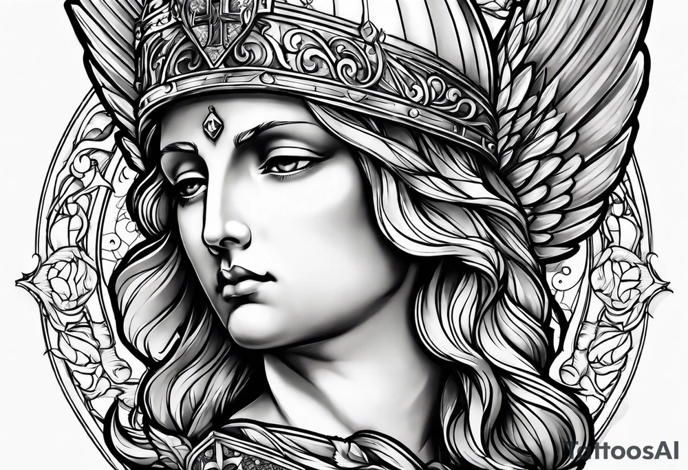 Michael the Archangel tattoo idea