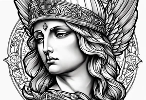 Michael the Archangel tattoo idea