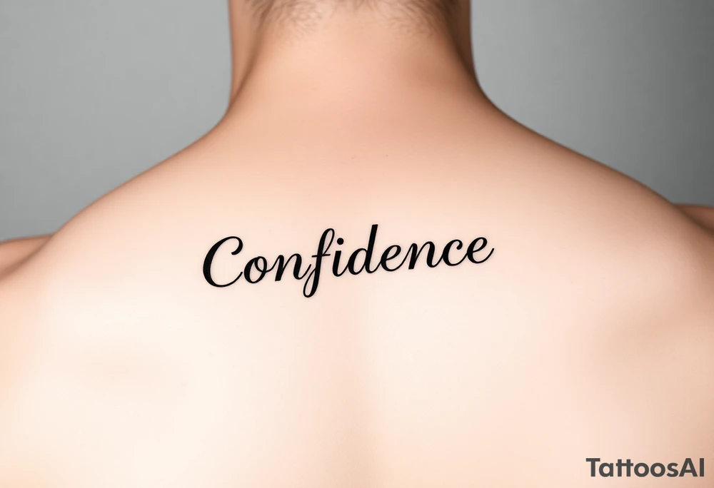 Confidence tattoo idea