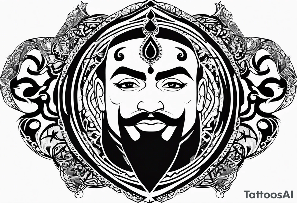 Prince ali in arabic tattoo idea