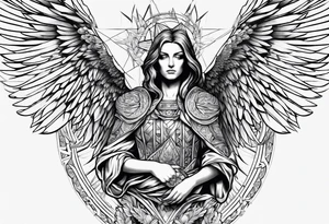 arc angel michael tattoo idea