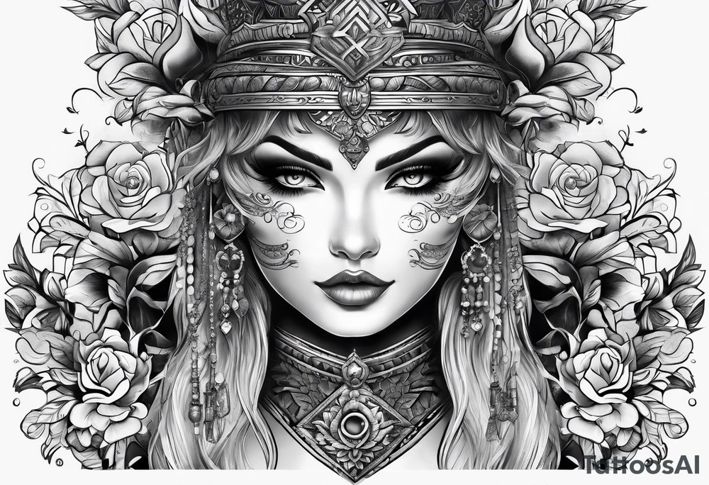 LEG SLEEVE full tattoo idea