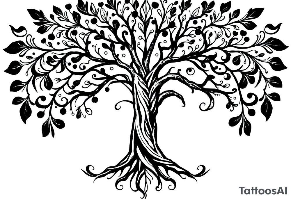 Tree of life tattoo idea