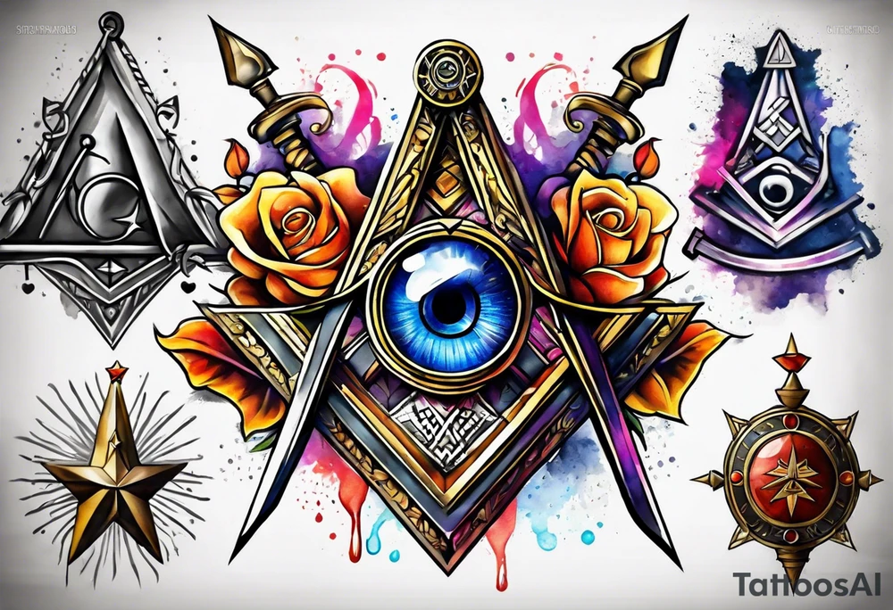 masonic tattoo idea