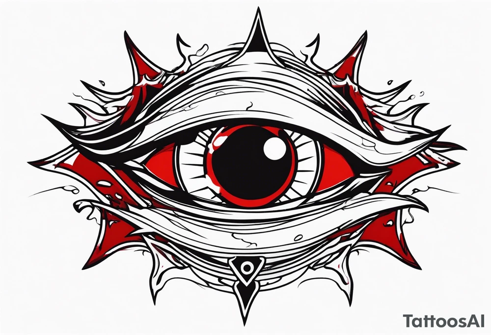 Hellsing bleeding eye tattoo tattoo idea