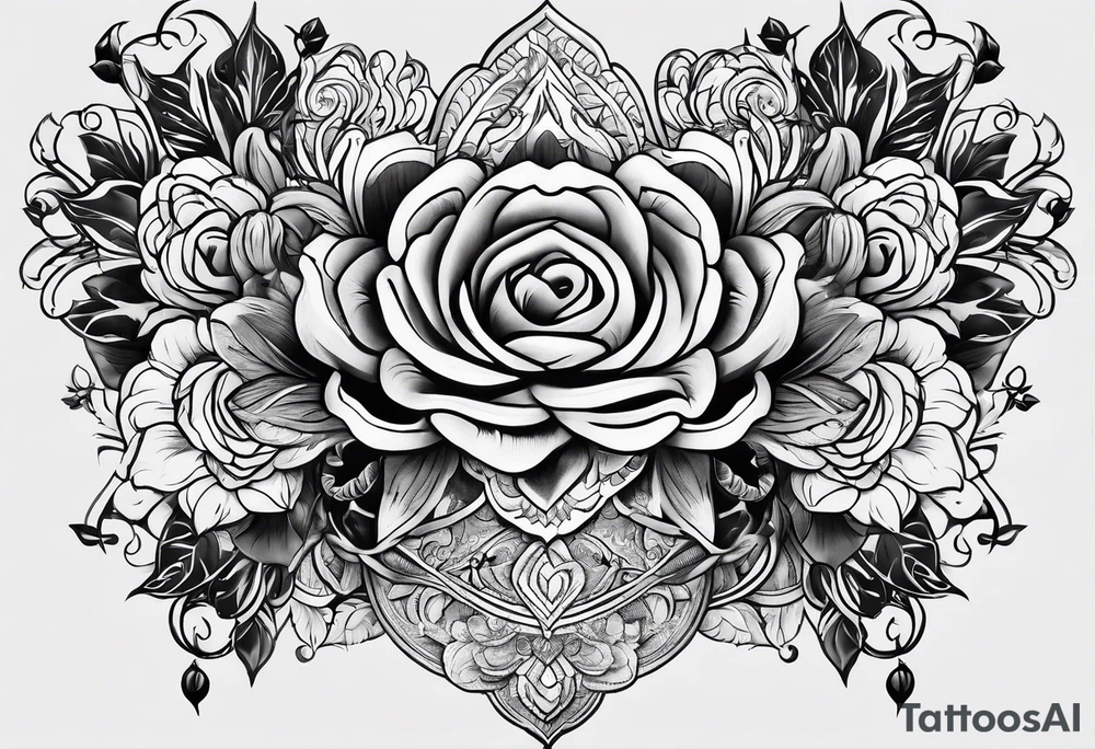 Full forearm tattoo for names of children and grandchildren tattoo idea