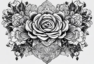 Full forearm tattoo for names of children and grandchildren tattoo idea