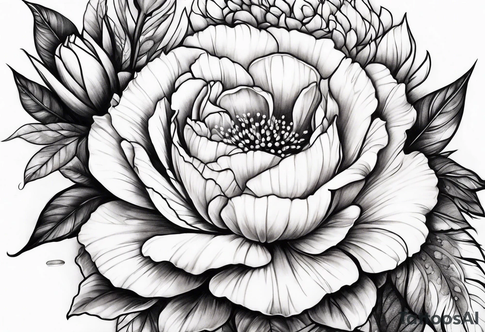 Floral arm sleeve tattoo idea
