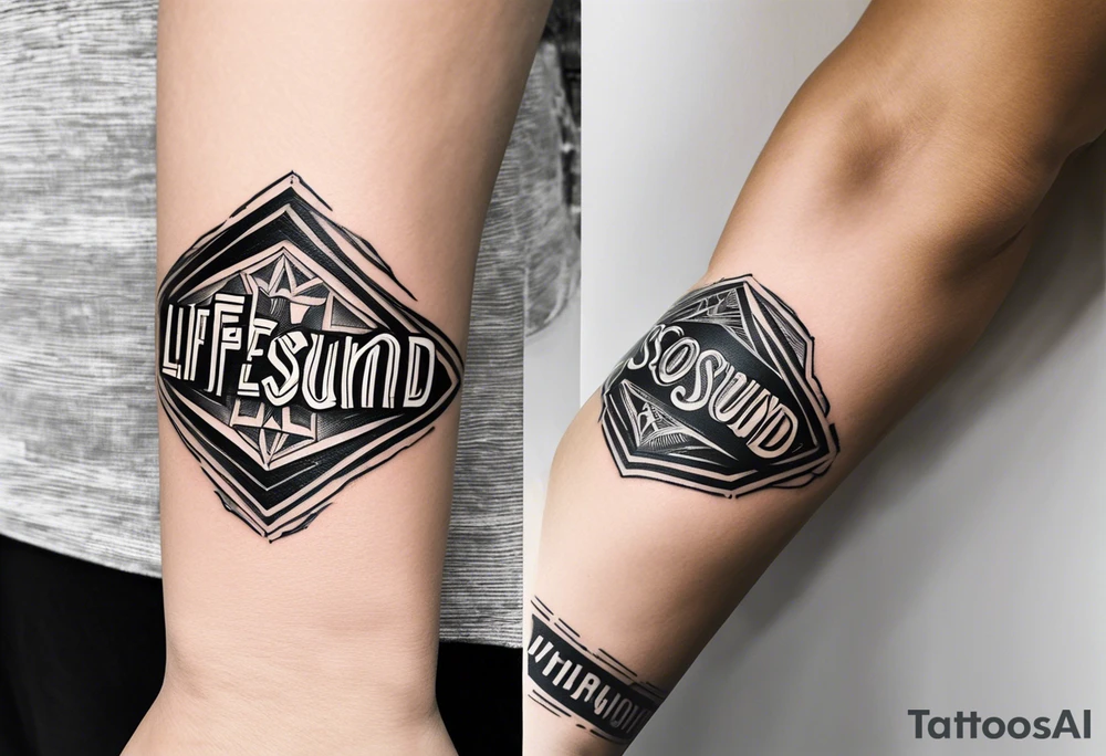 Lifesound, armband, upper arm tattoo idea