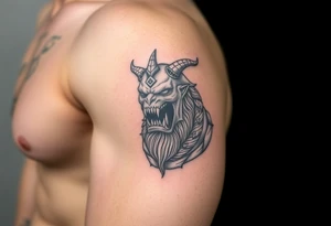 Big Tartarus greek full size tattoo idea