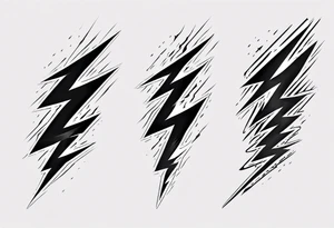 Realistic Lightning Bolt Tattoo tattoo idea