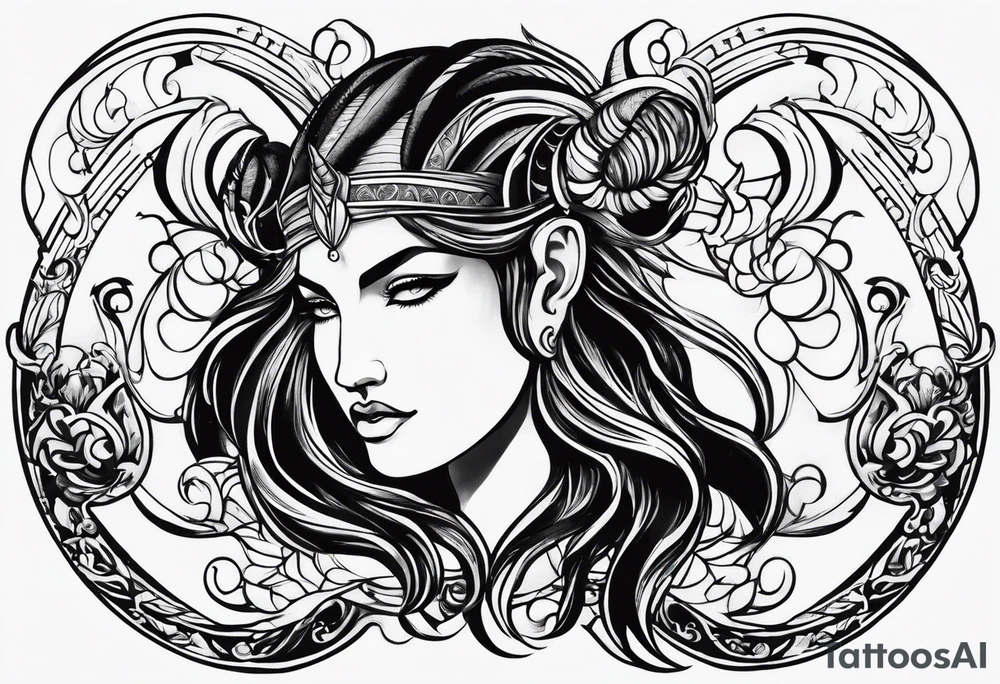 Gemini sign Capricorn sign tattoo tattoo idea