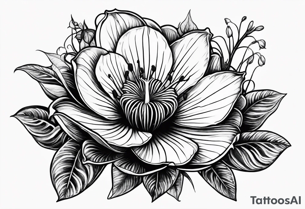 venus fly trap plant tattoo idea