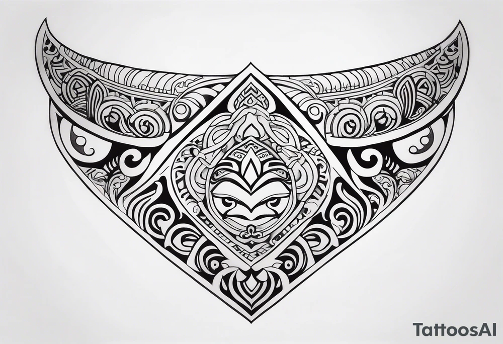 maori neck design tattoo tattoo idea