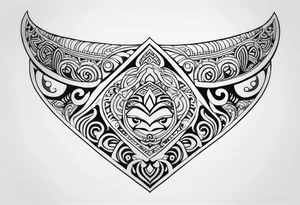 maori neck design tattoo tattoo idea