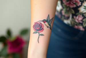 My mother's Name: 
Debby Deguzman with
8-17-61 to 5-29-25 with a
Rose with a
Hummingbird tattoo idea
