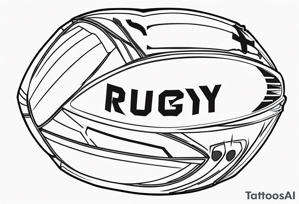 RUGBY tattoo idea