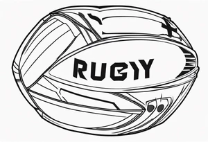 RUGBY tattoo idea
