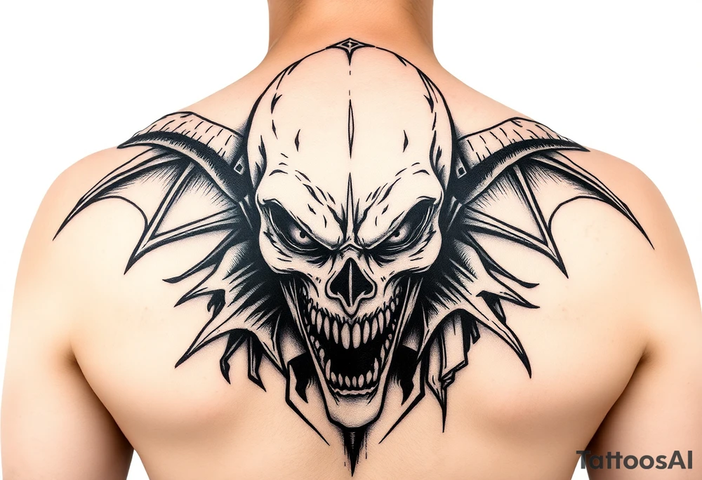 Spooky jackolanturn evil tattoo idea
