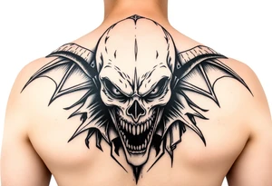 Spooky jackolanturn evil tattoo idea