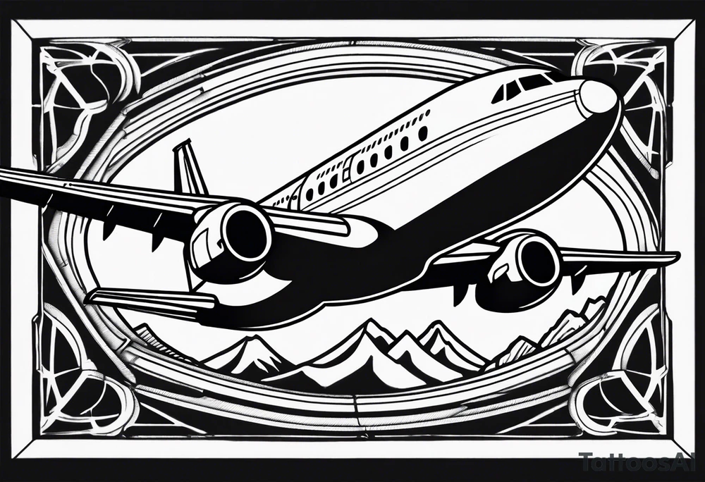 airplane window tattoo idea