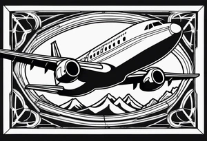 airplane window tattoo idea