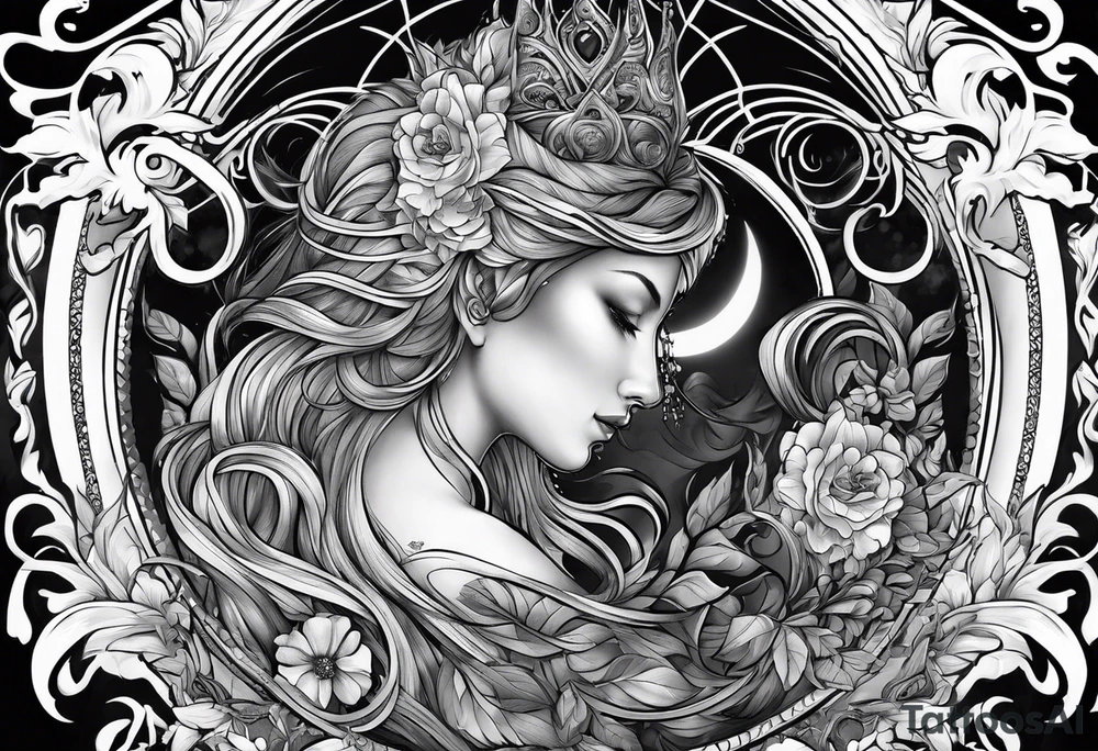 “Running from fear to faith” tattoo idea