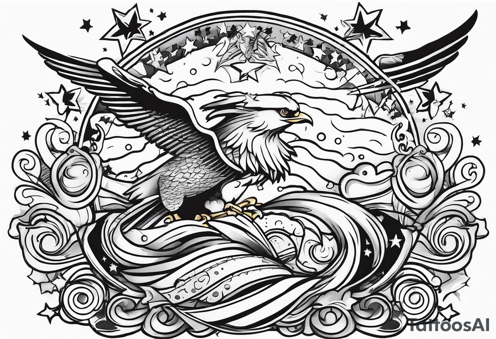 American revolution tattoo idea