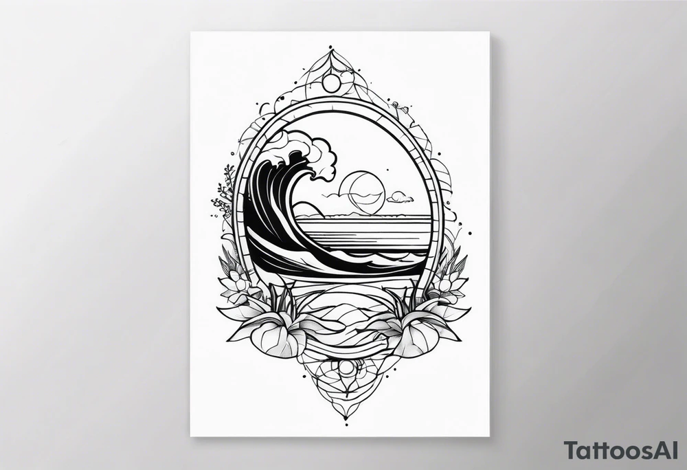 Small sea tattoo tattoo idea