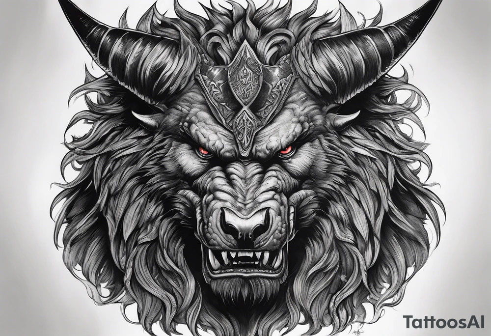 zodd berserk gothic art tattoo idea
