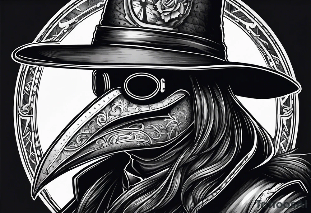 plague doctor tattoo idea