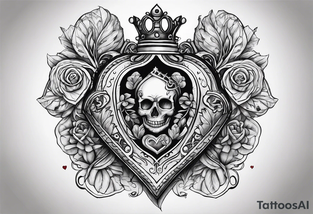 Jack of hearts tattoo idea