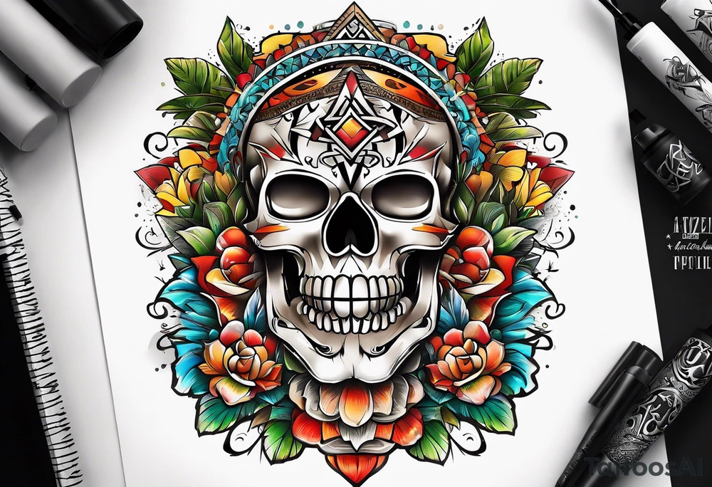 Word “ITZEL” tattoo idea