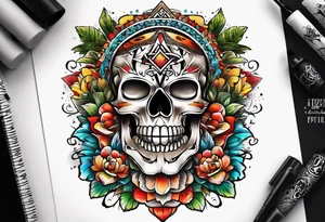 Word “ITZEL” tattoo idea