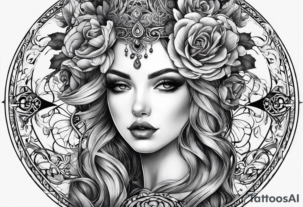 coeur brisé à l'infini tattoo idea