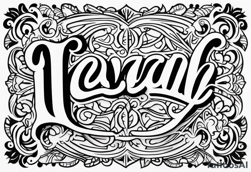 Nevaeh tattoo idea