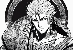 gilgamesh from fate stay night tattoo idea