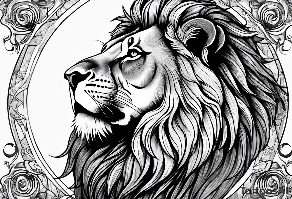 Lion from atlas tattoo idea