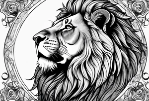 Lion from atlas tattoo idea